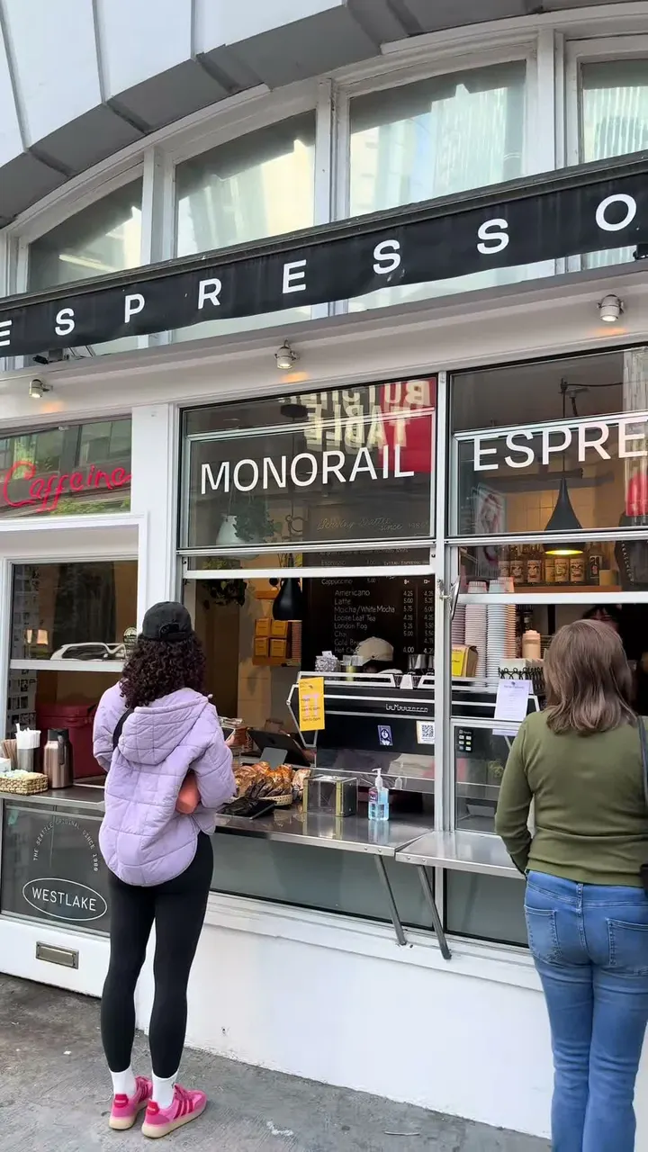 A morning stop at Monorail Espresso